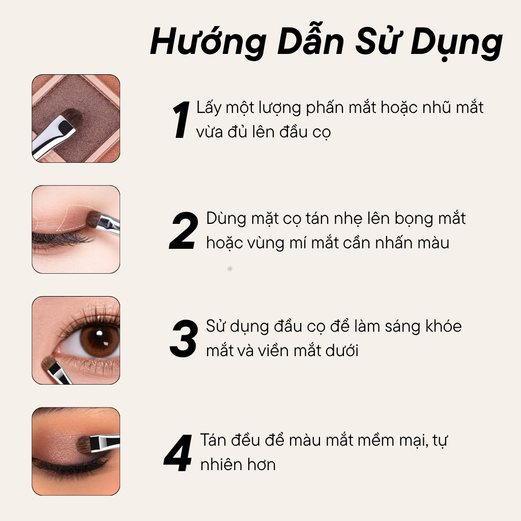 Cọ Tán Mắt BH Cosmetics Eyeshadow Brush BH213